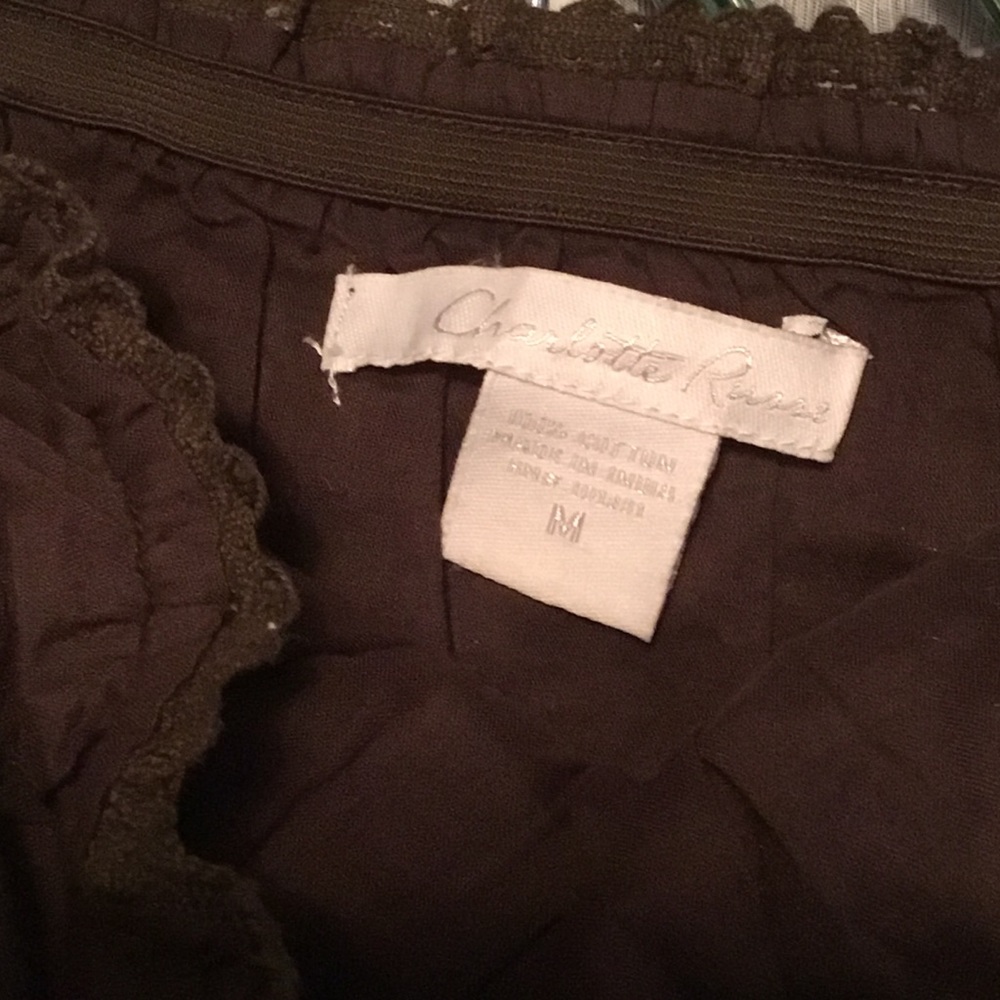 Brown Strapless Dress - Picture 2 of 4
